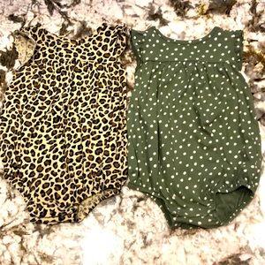 Old navy summer rompers LEOPARD 🐆